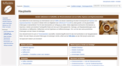 Desktop Screenshot of kaffeewiki.de